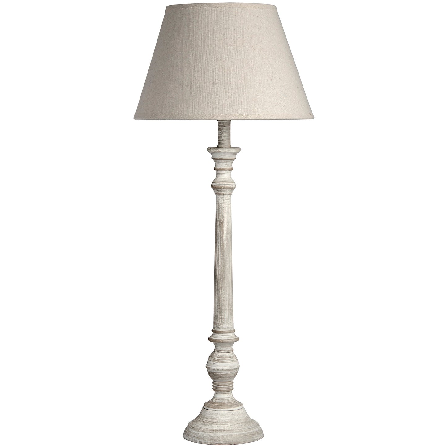 A simple and elegant table lamp complete with linen shade, the LaVelle table lamp is a perfect fit with the trend for neutral interiors Dimensions: 30L x 30W x 72H