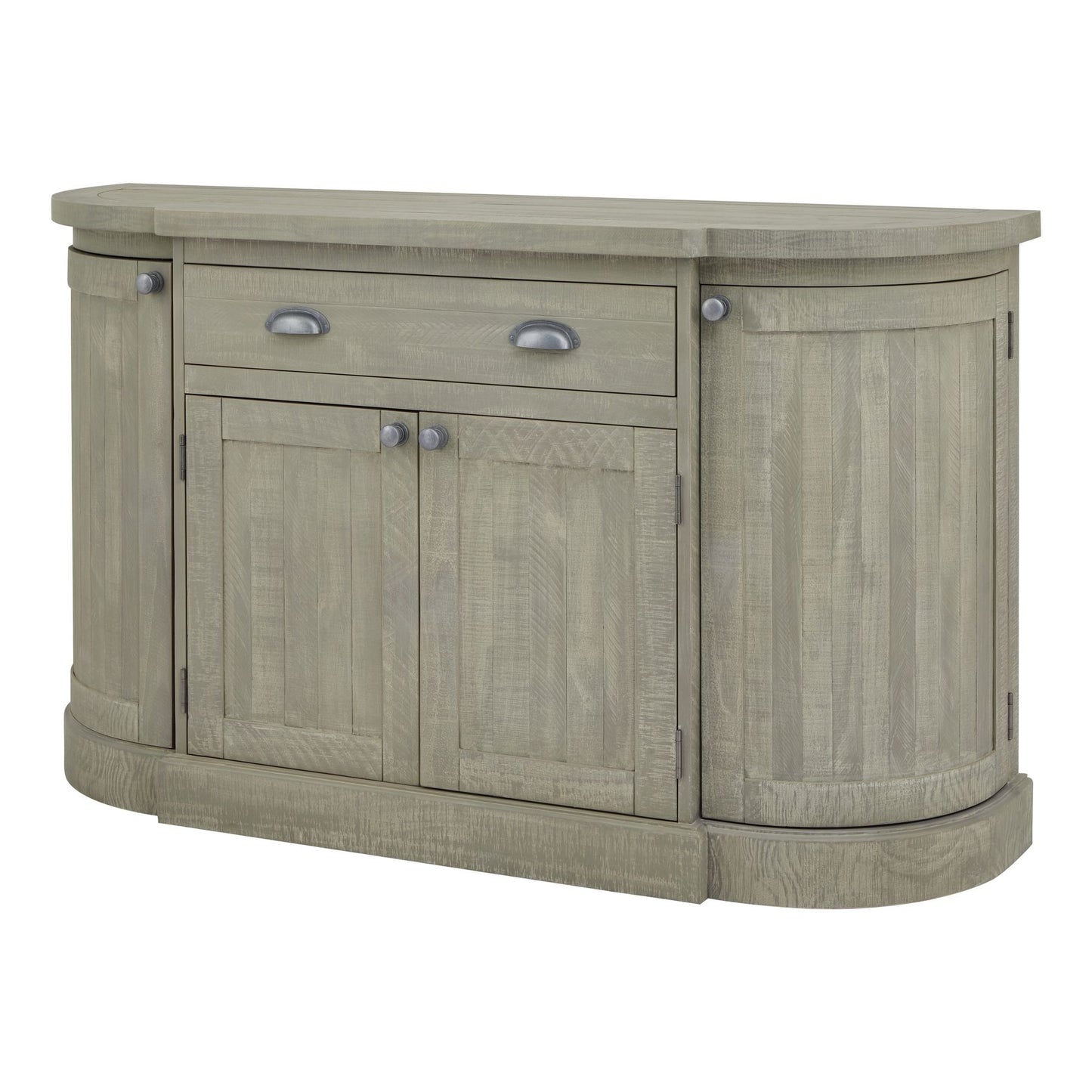 The Savannah 4 Door Sideboard showcases neutral tones that are versatile and timeless, it's perfect for various interior styles. Dimensions; 45L x 153W x 90H