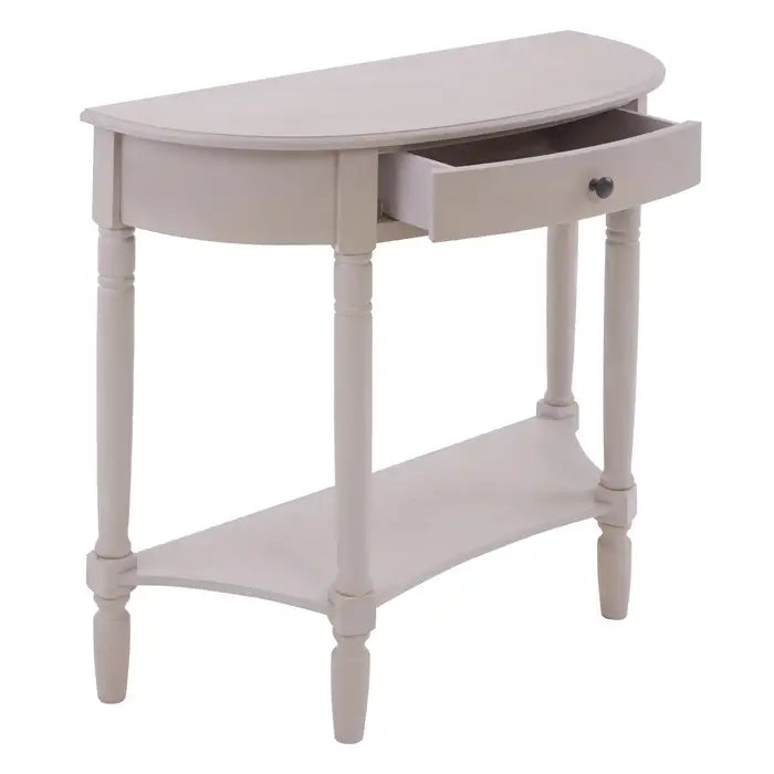 Herald Vintage Grey One Drawer Console Table