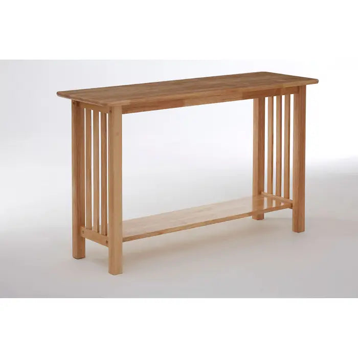 Sentry Natural Rectangular Console Table