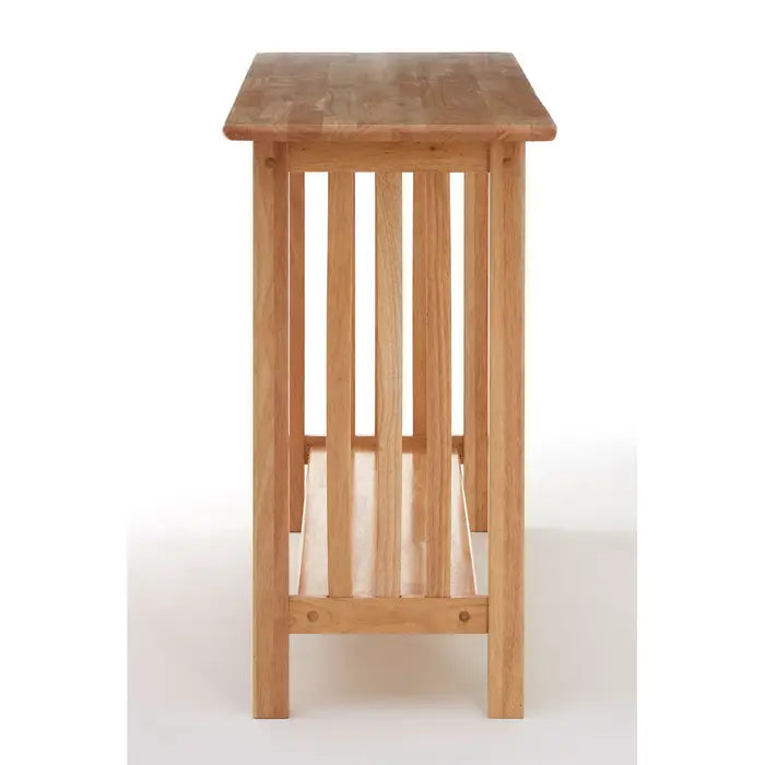 Sentry Natural Rectangular Console Table