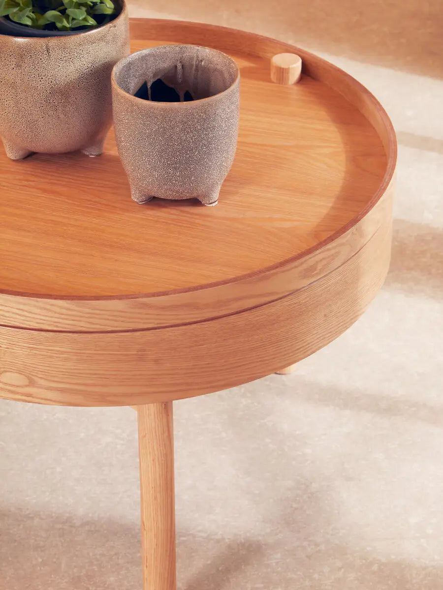 Vitor Revolving Top Side Table