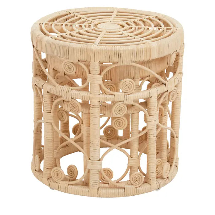 Maho Set Of Two Natural Rattan Tables