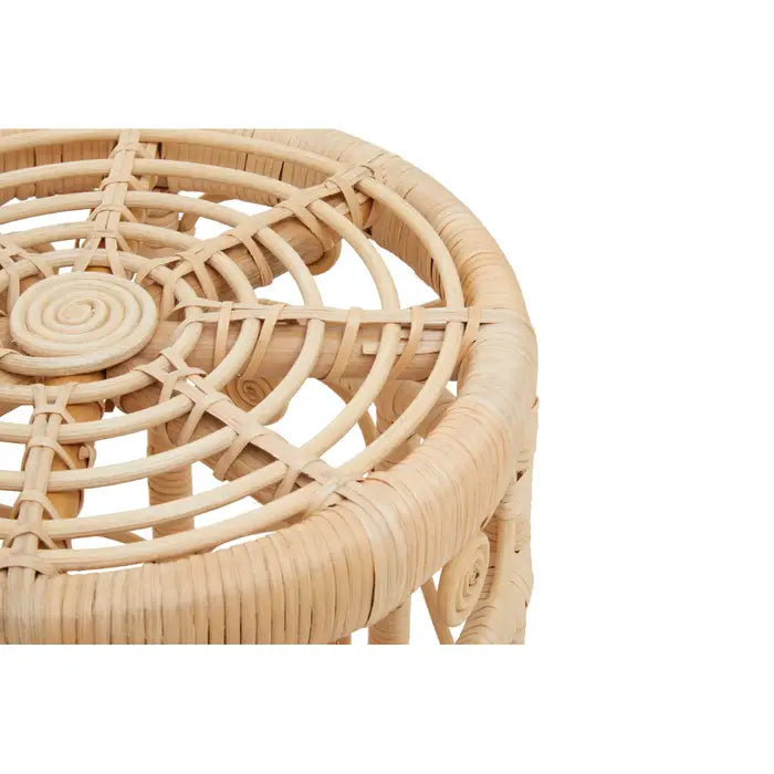 Maho Set Of Two Natural Rattan Tables