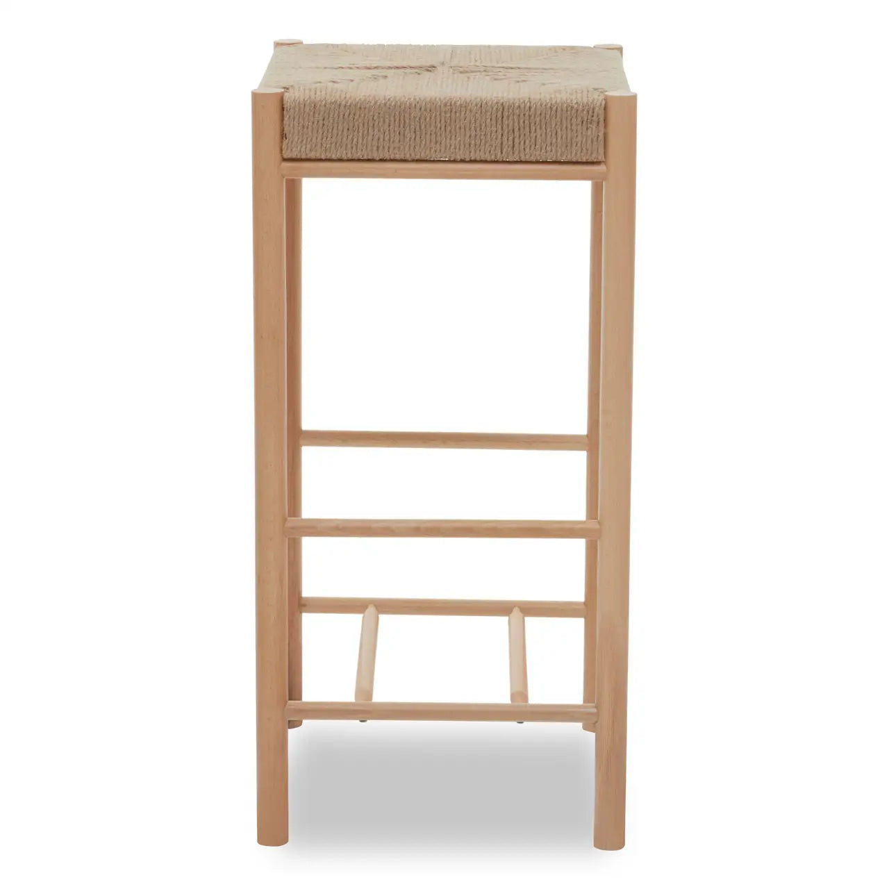 Bazaar Natural Wood Bar Stool