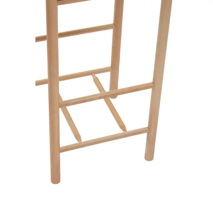 Bazaar Natural Wood Bar Stool