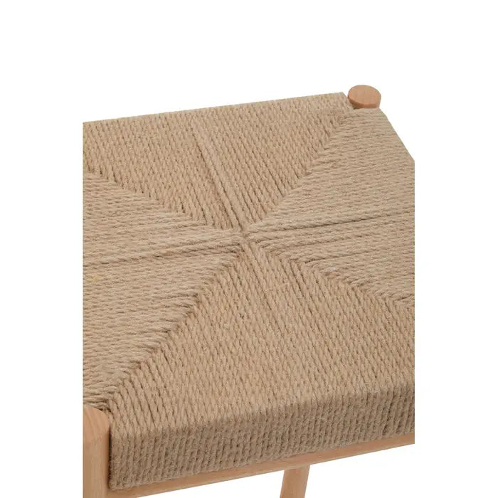 Bazaar Natural Wood Bar Stool