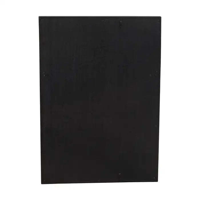 Jackdaw Black Finish Wooden Wall Mirror