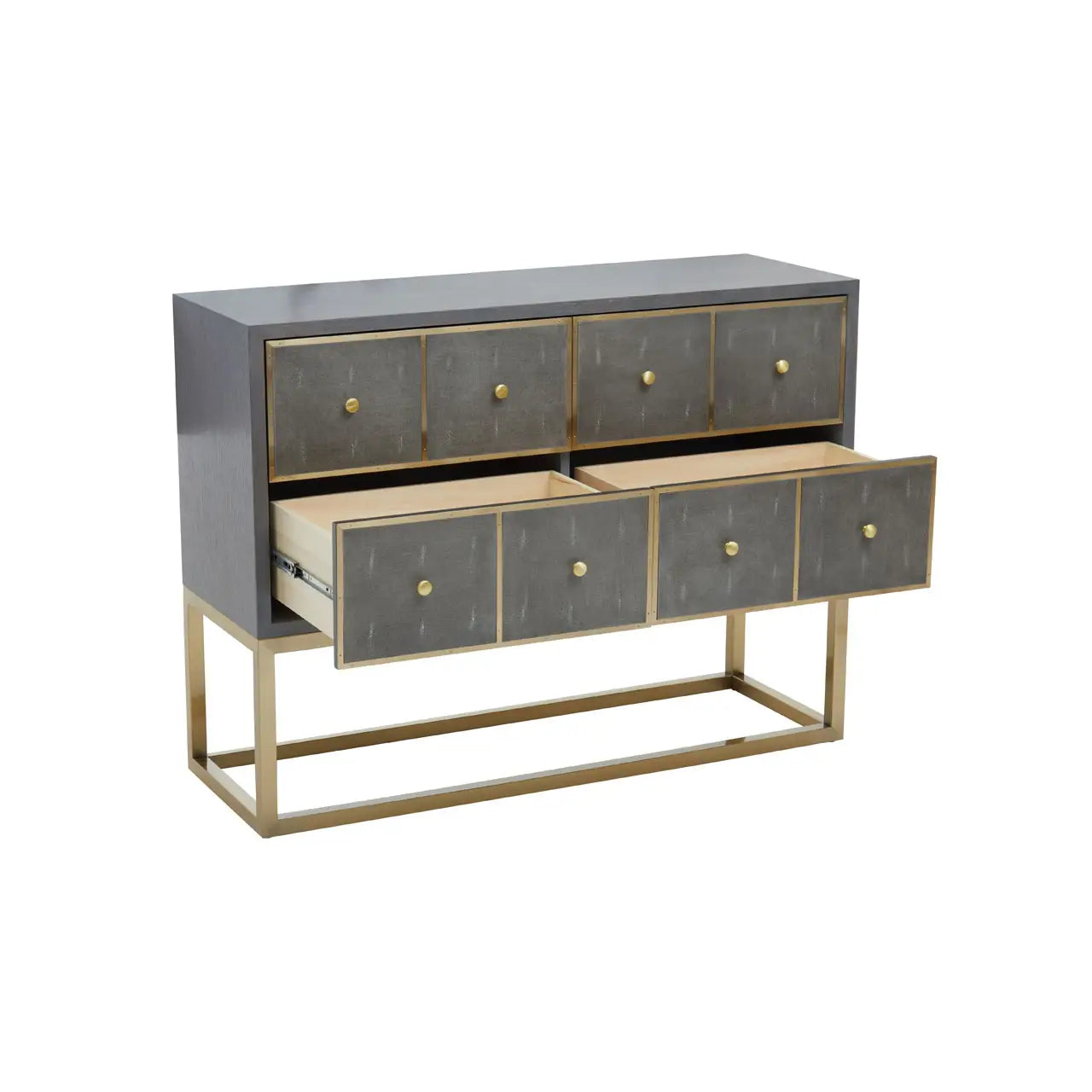 Diablo Four Drawer Console Table