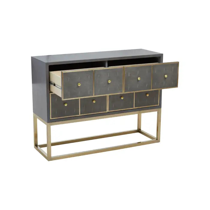 Diablo Four Drawer Console Table