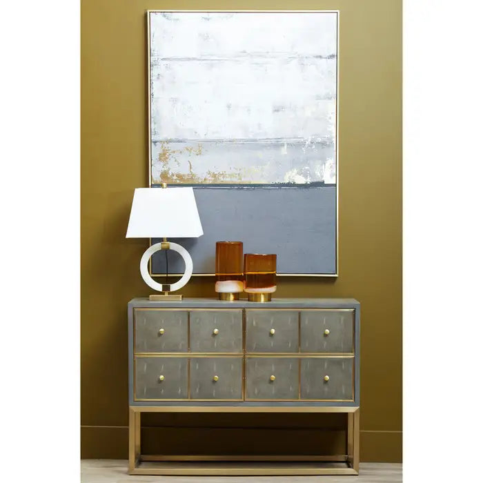 Diablo Four Drawer Console Table