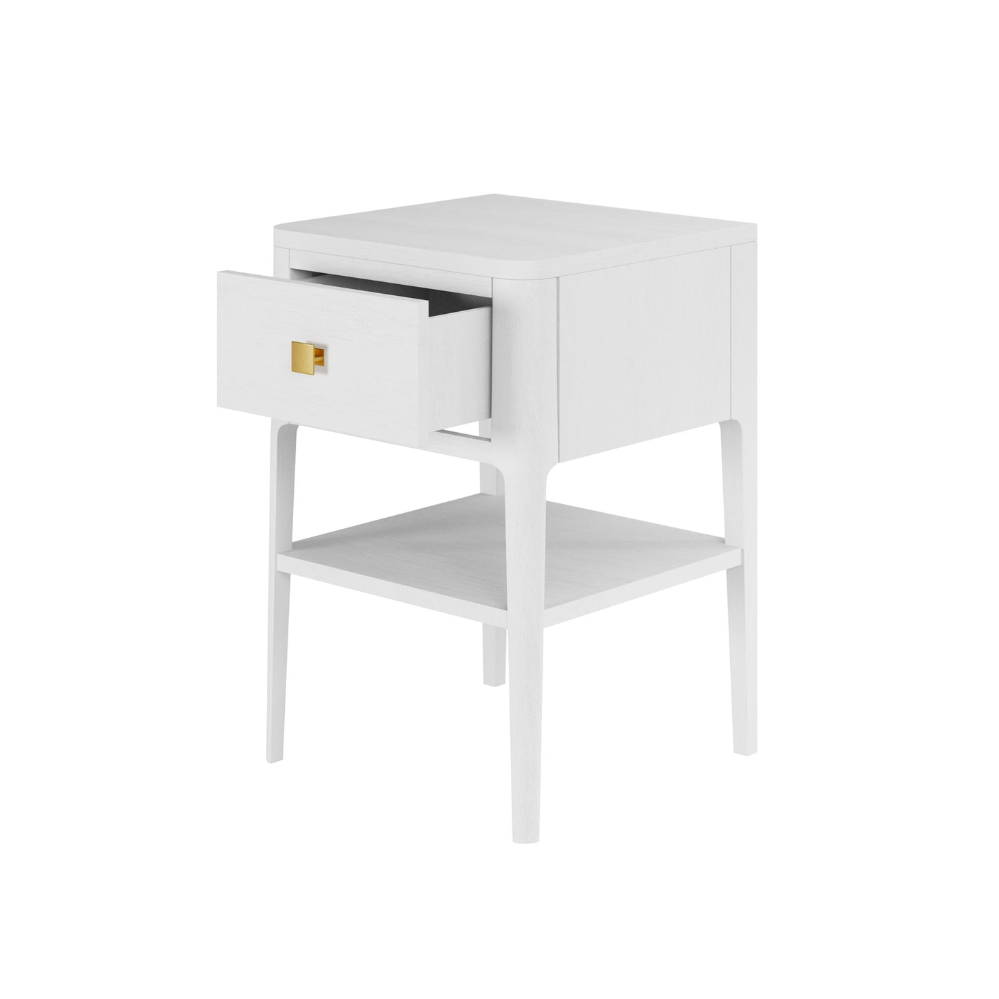Audrina Bedside Table With Shelf