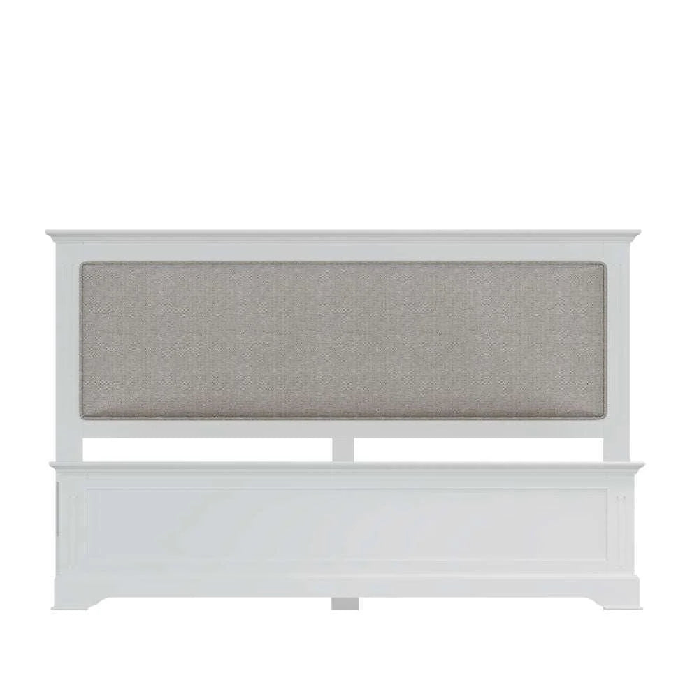 Bordeaux White King Size Bed