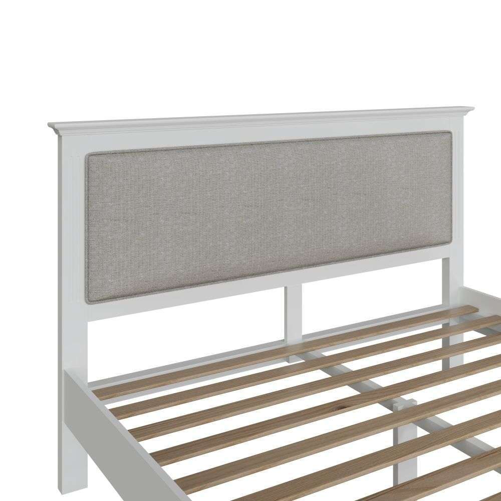Bordeaux White King Size Bed