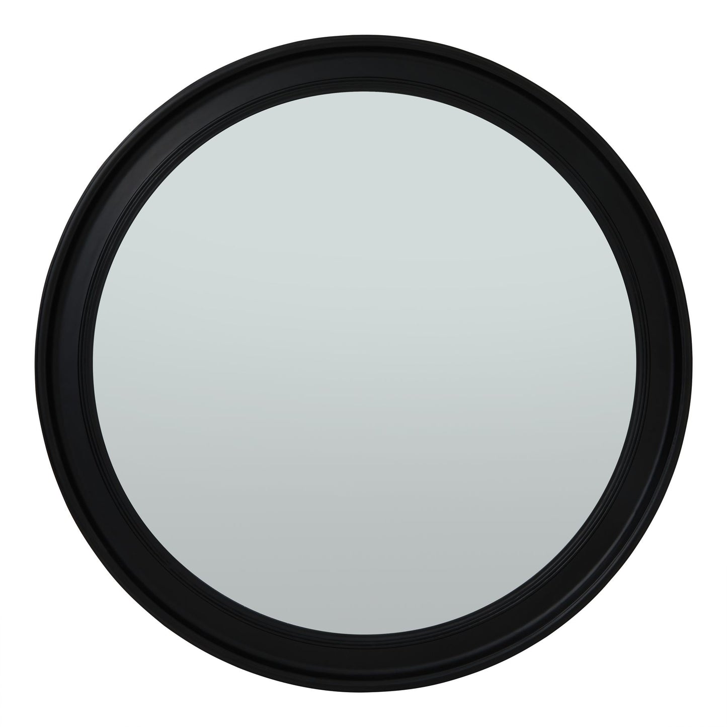 Bentley Wood Round Framed Large Mirror