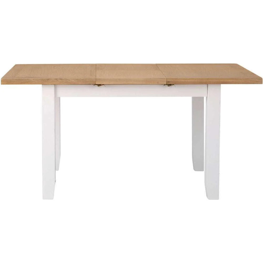 Ernest Dining White - 1.2m butterfly extending table