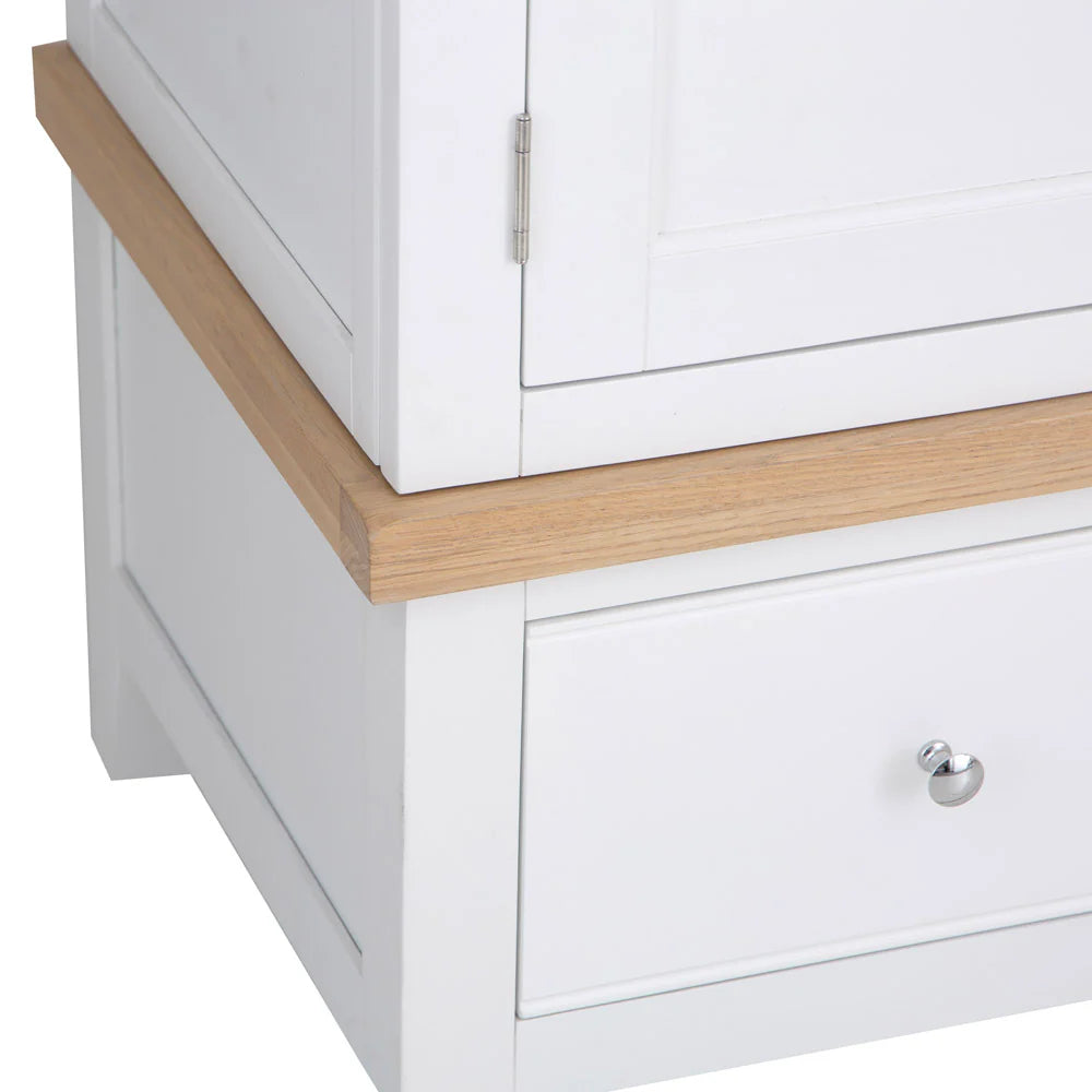 Ernest Bedroom White - 2 Door wardrobe