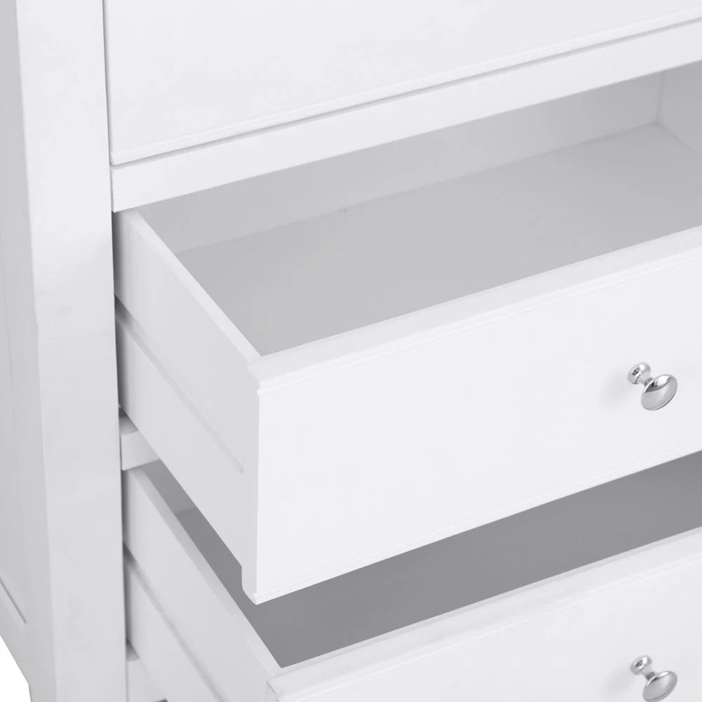 Ernest Bedroom White - 6 Drawer chest