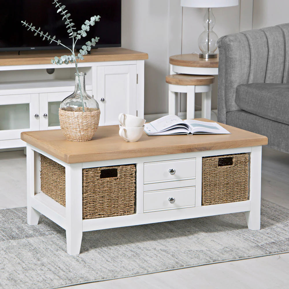 Ernest Dining White - Coffee table