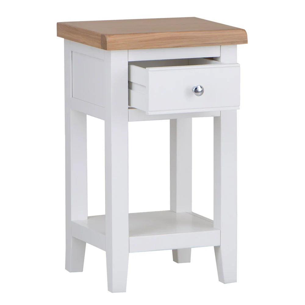 Ernest Dining White - Lamp table