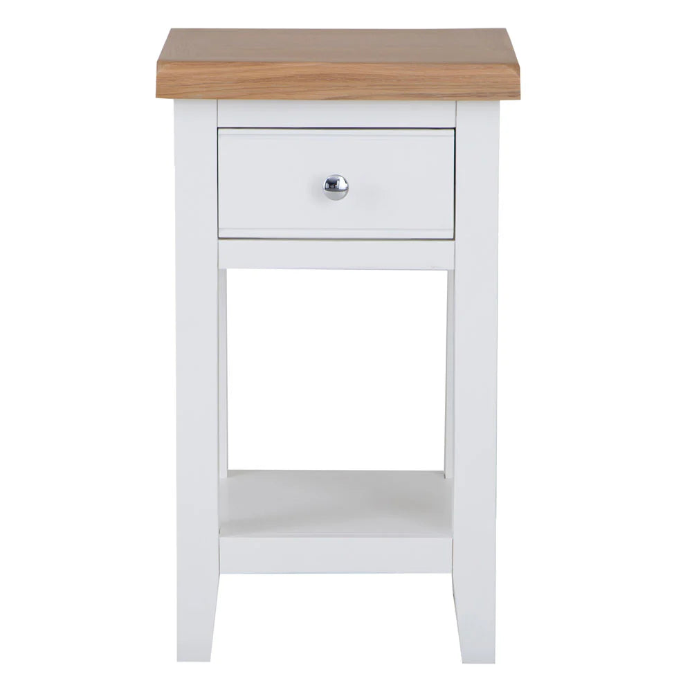 Ernest Dining White - Lamp table