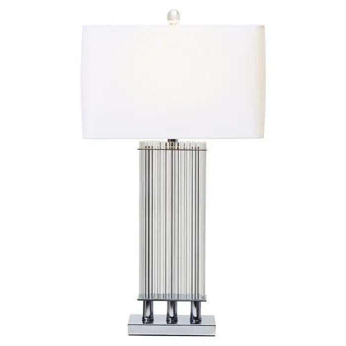Ellen Table Lamp With Matte Silver Base