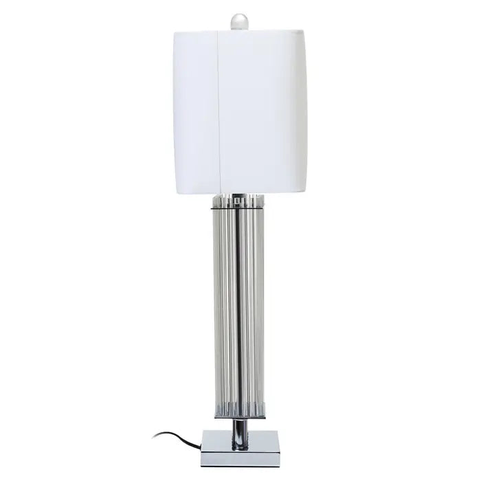 Ellen Table Lamp With Matte Silver Base