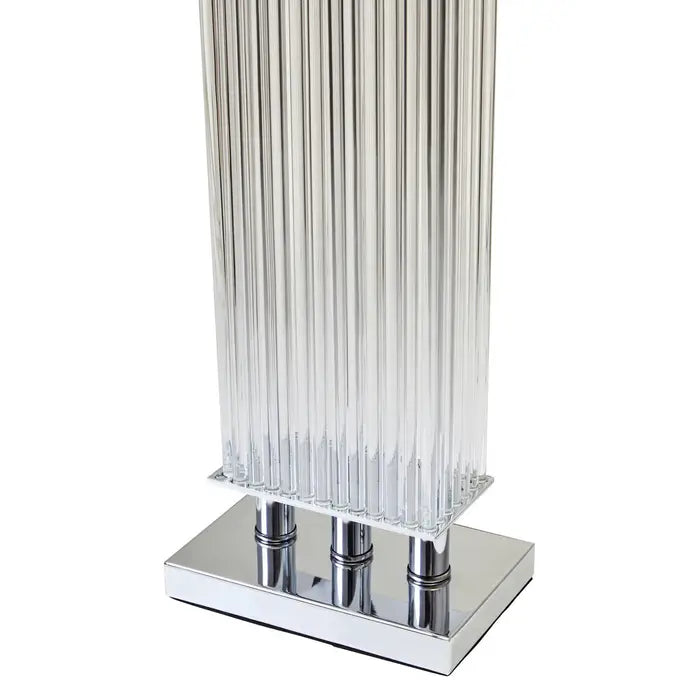 Ellen Table Lamp With Matte Silver Base