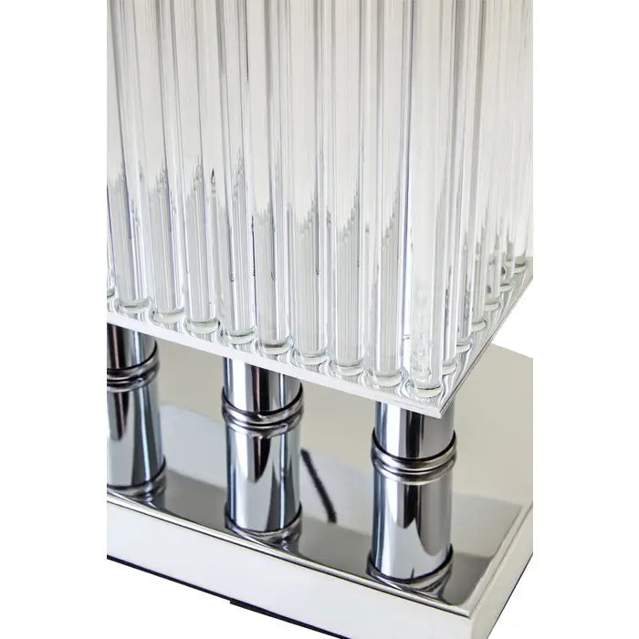 Ellen Table Lamp With Matte Silver Base