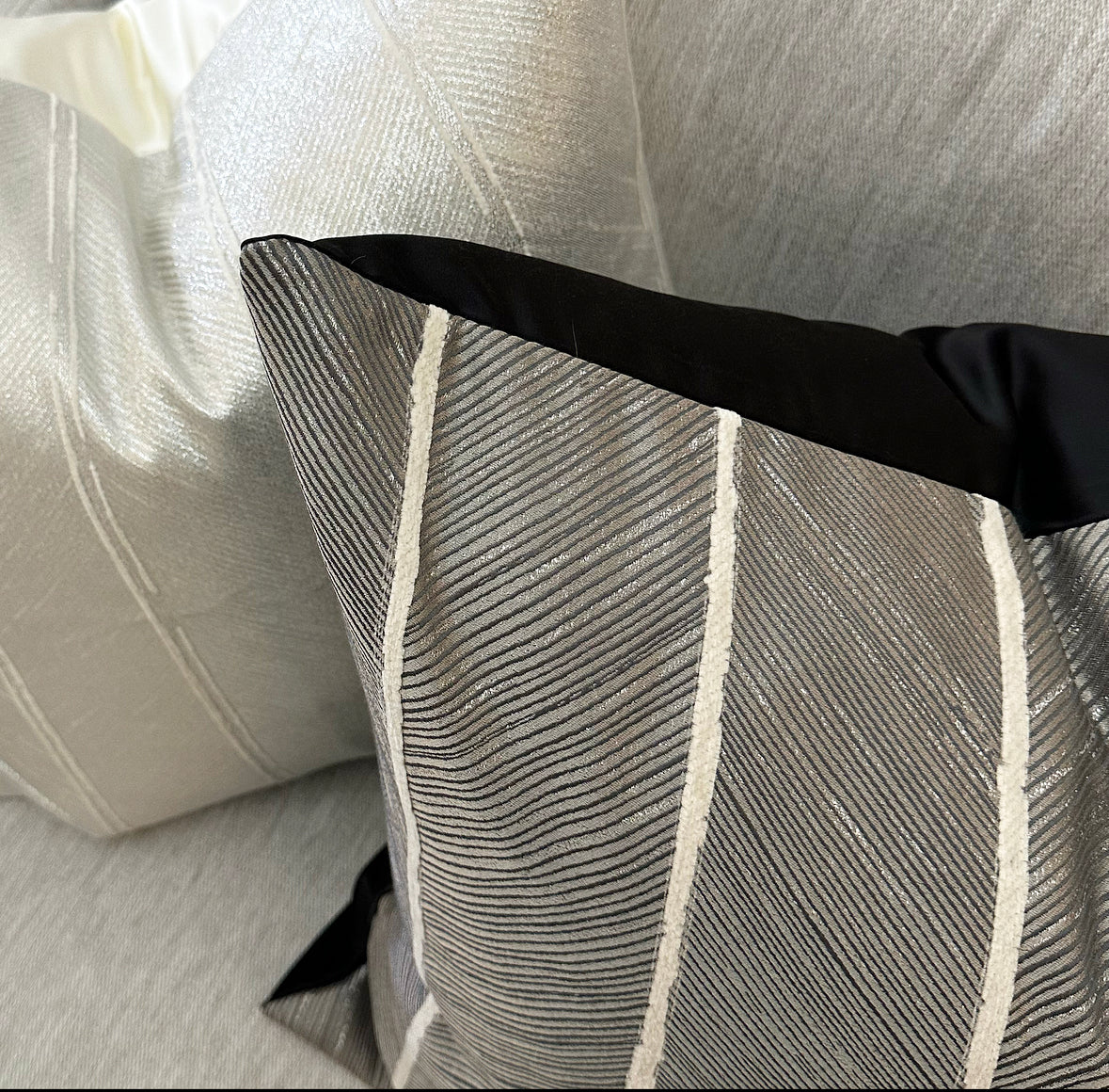 Celine Cushion (Champagne or Mocha)