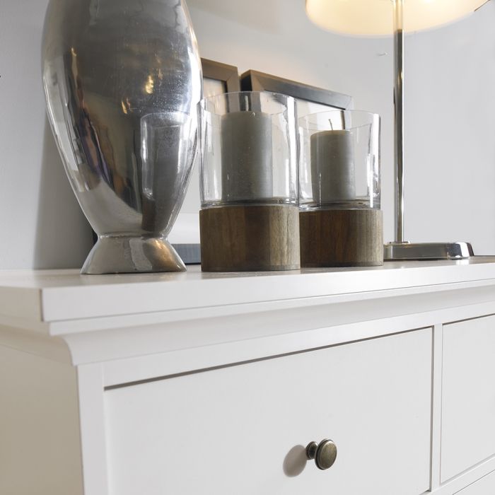 Perth Chest Of 4 Drawers In White