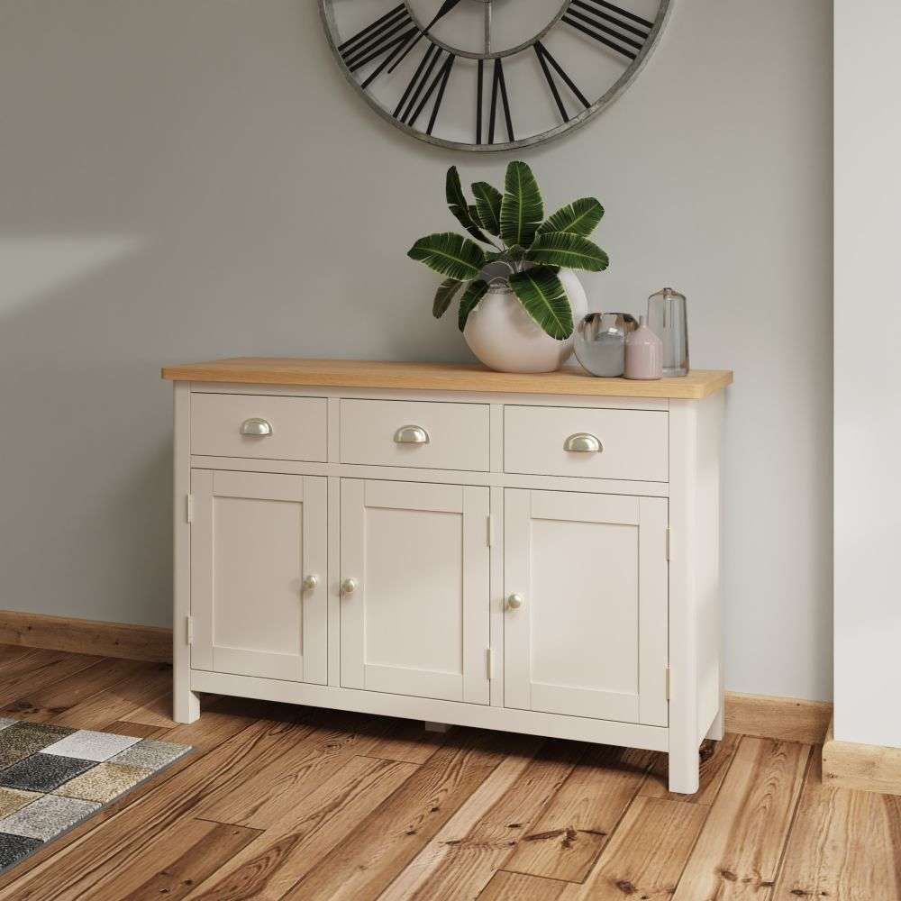 Realto Dining Truffle - 3 Door Sideboard