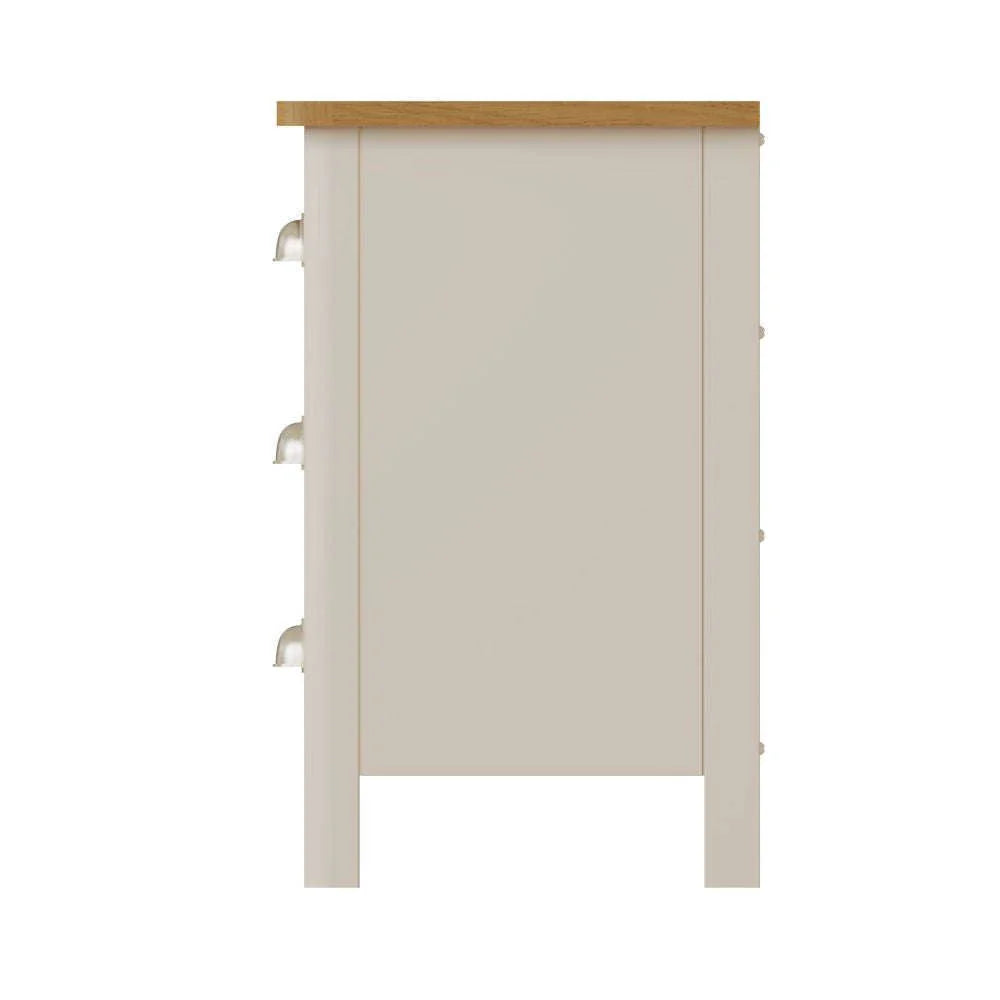 Realto Bedroom Truffle - 3 Drawer Bedside