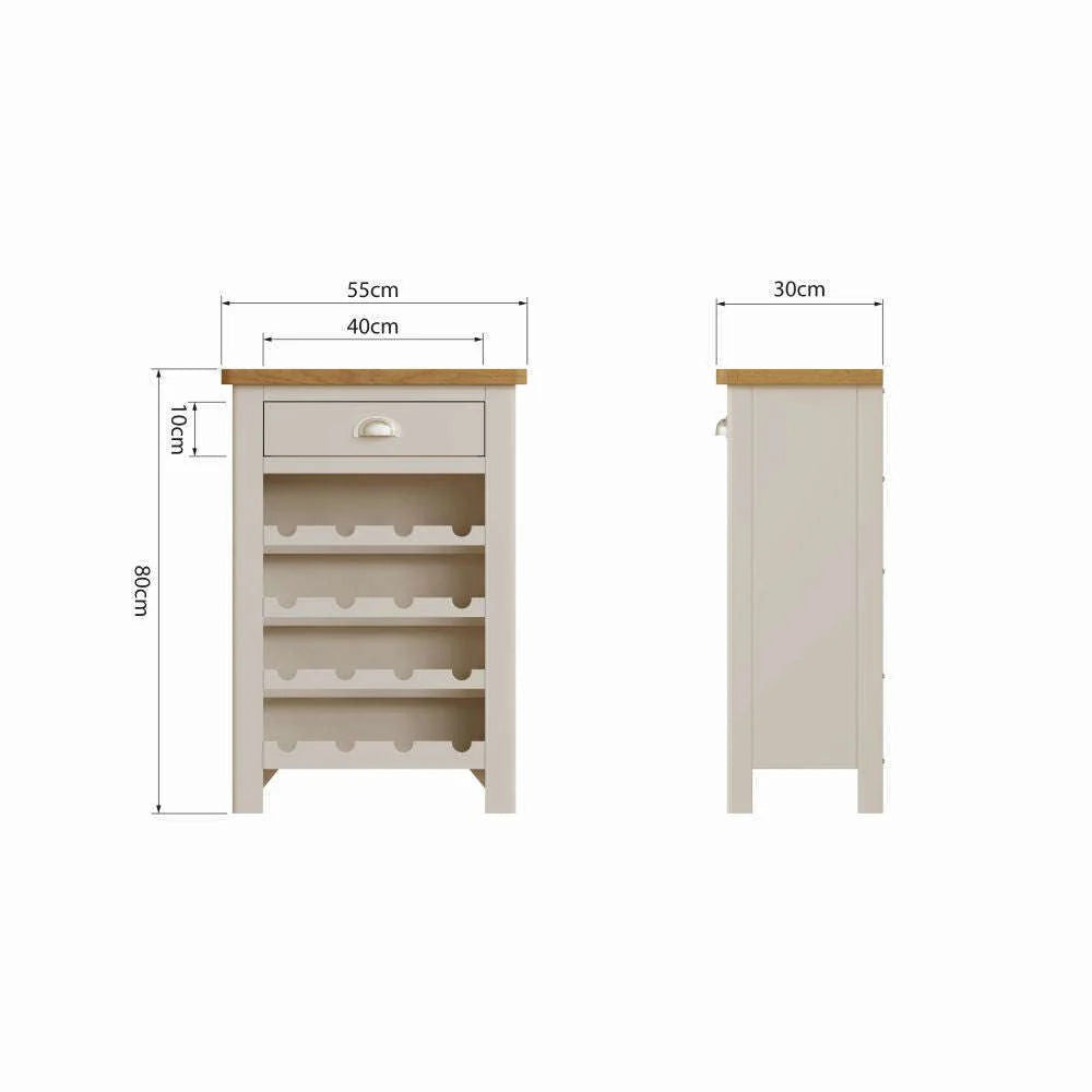 Realto Dining Truffle - Wine Cabinet
