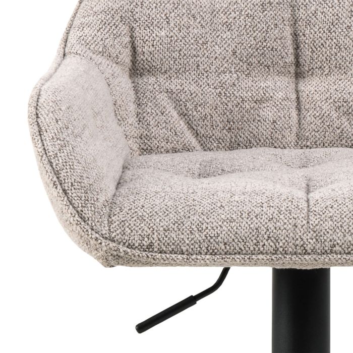 Blake Swivel Bar Stool In Monza Beige (Set of 2)