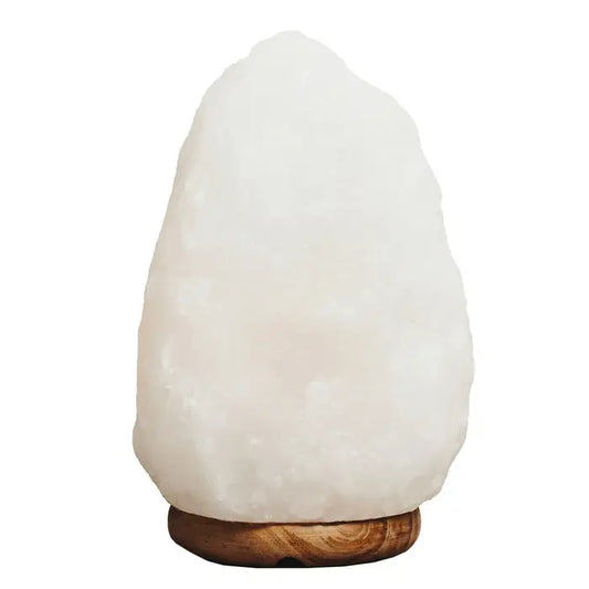 Nepal White Natural Salt Lamp