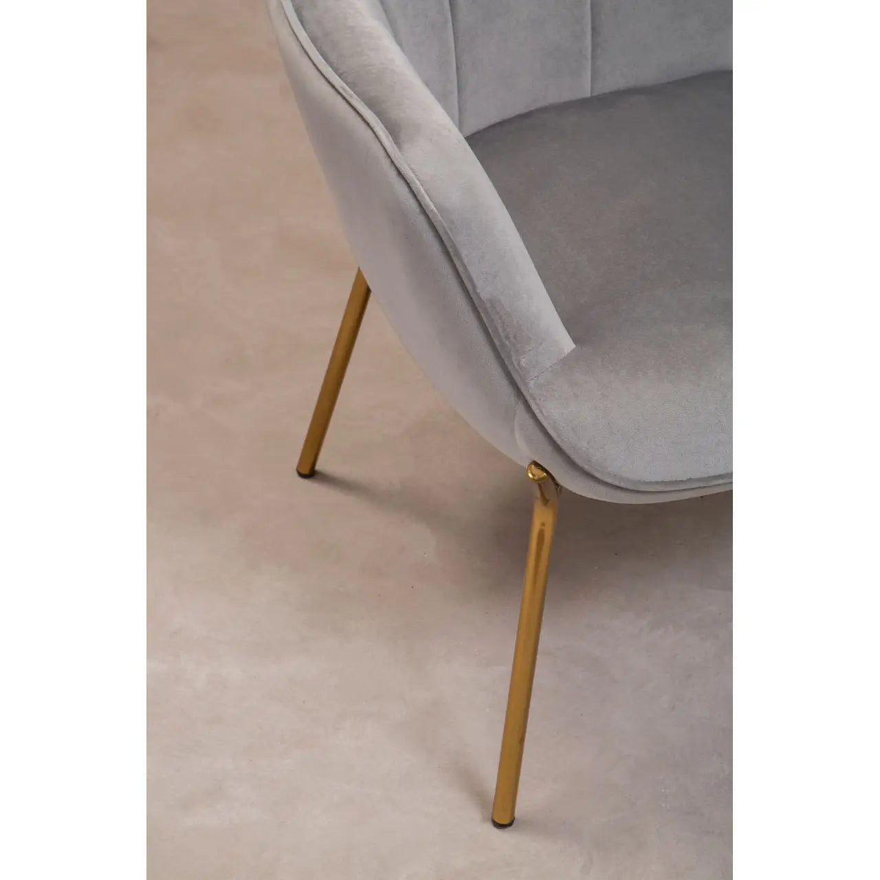 Sierra Grey Velvet Chair