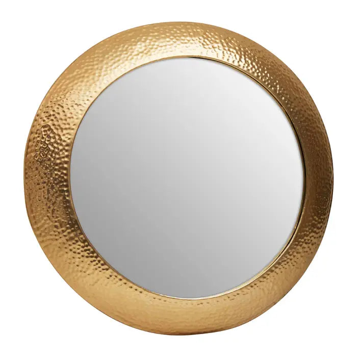 Temple Gold Finish Wall Mirror