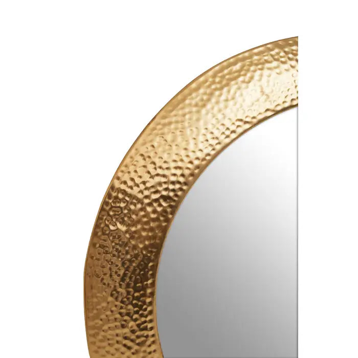 Temple Gold Finish Wall Mirror