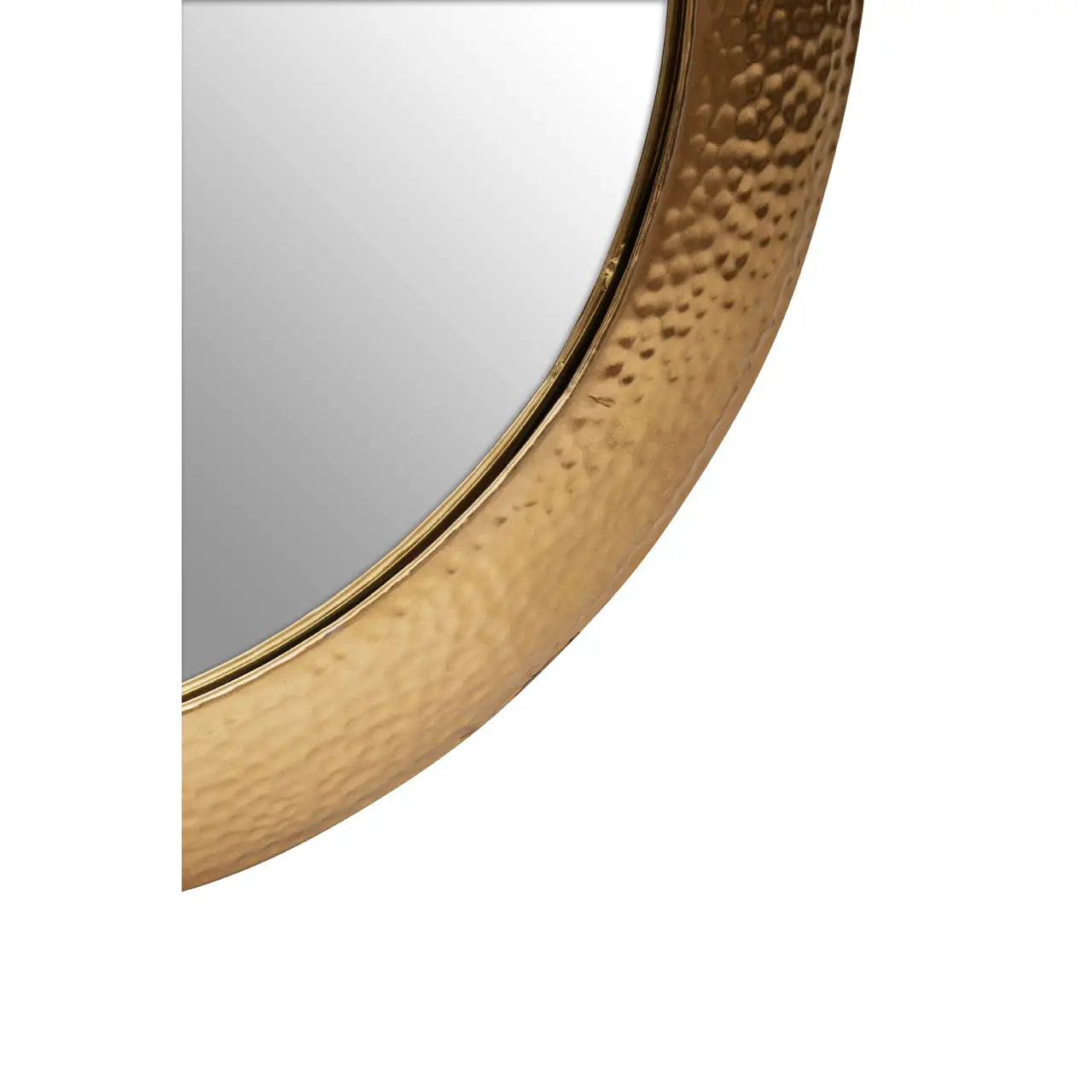 Temple Gold Finish Wall Mirror