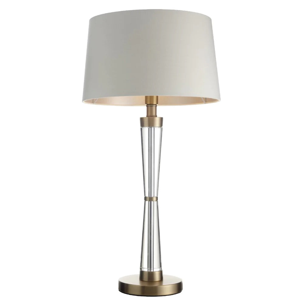 Nova Brass or Smoke Lamp