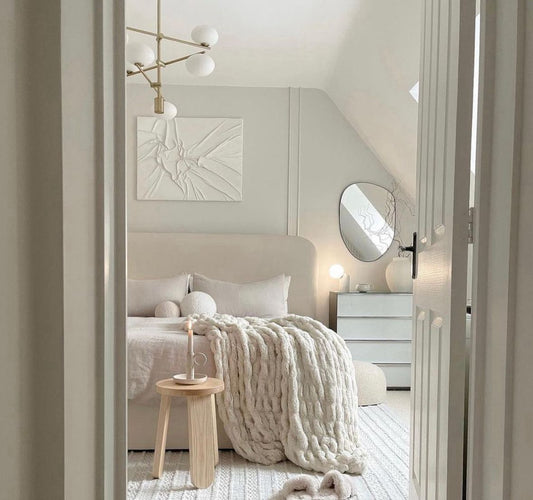 Bedroom Styling Ideas: How to transform your bed with a throw.