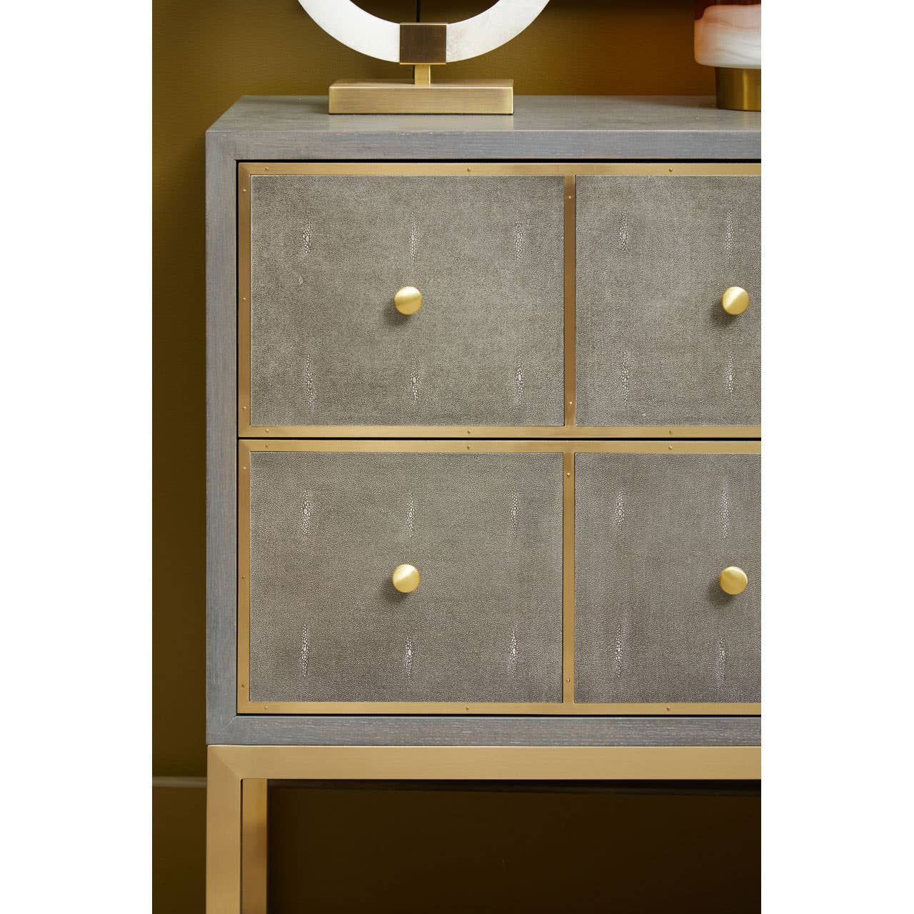 Diablo Four Drawer Console Table