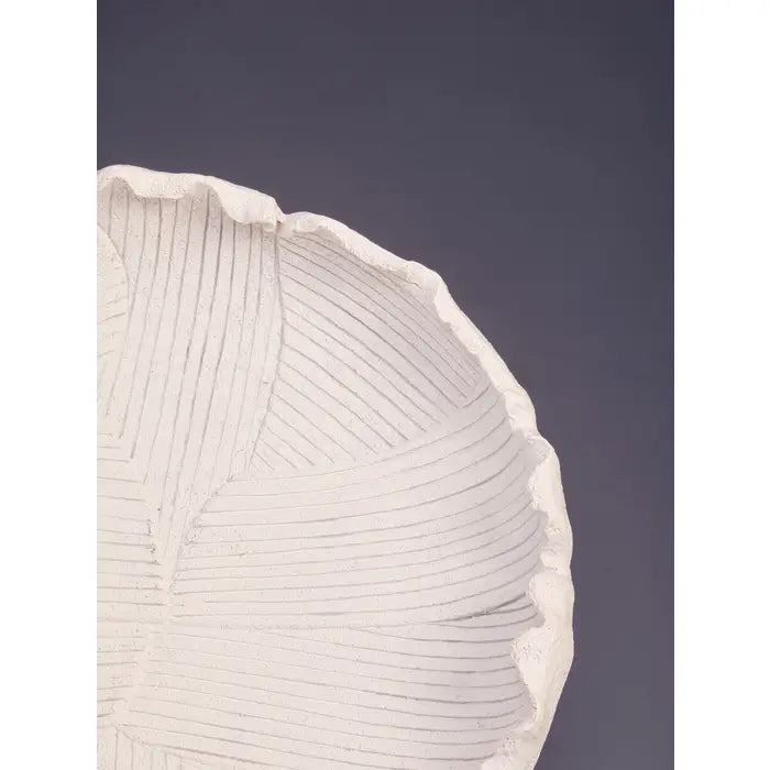 Brody White Flat Bowl
