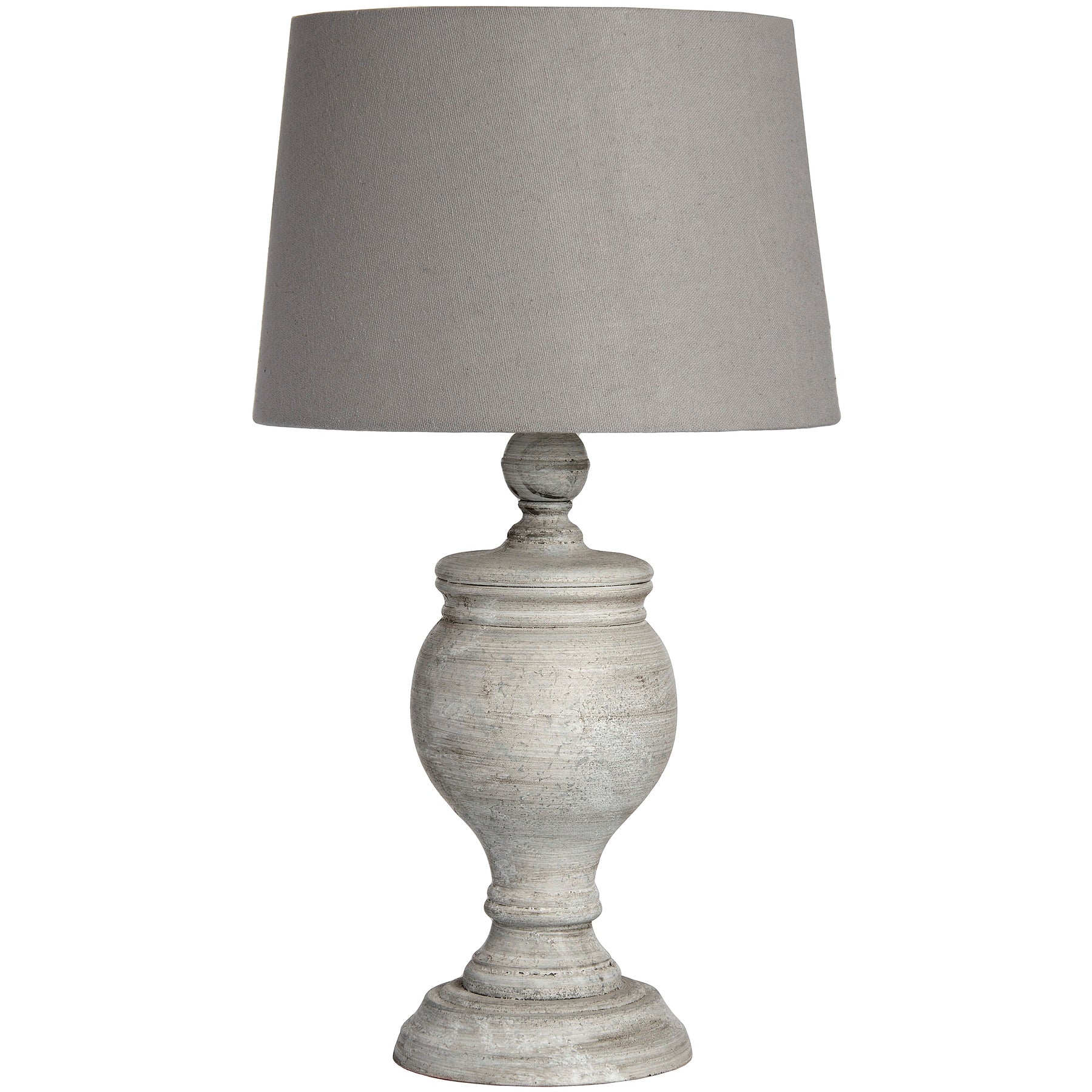 A simple and elegant table lamp complete with linen shade, the Uma table lamp is a perfect fit with the trend for neutral interiors  Dimensions:&nbsp;30L x 30W x 53H