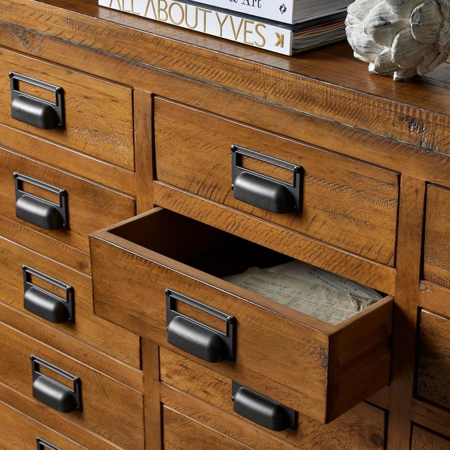 The Devon Collection 20 Drawer Merchant Chest