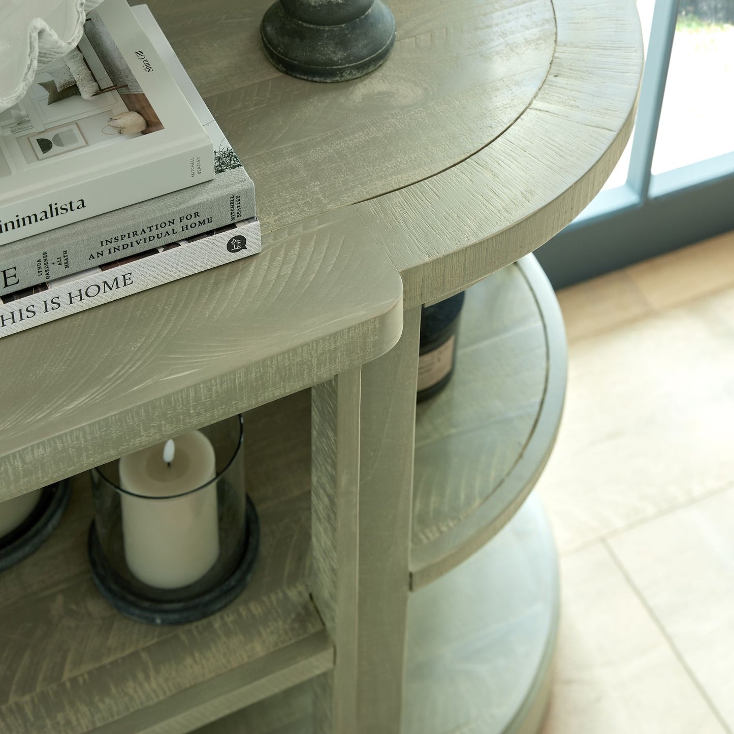 Sergeant 2 Shelf Console Table