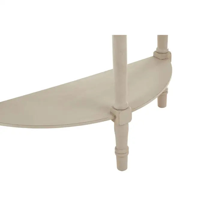 Herald Vintage Grey Half Round Console Table