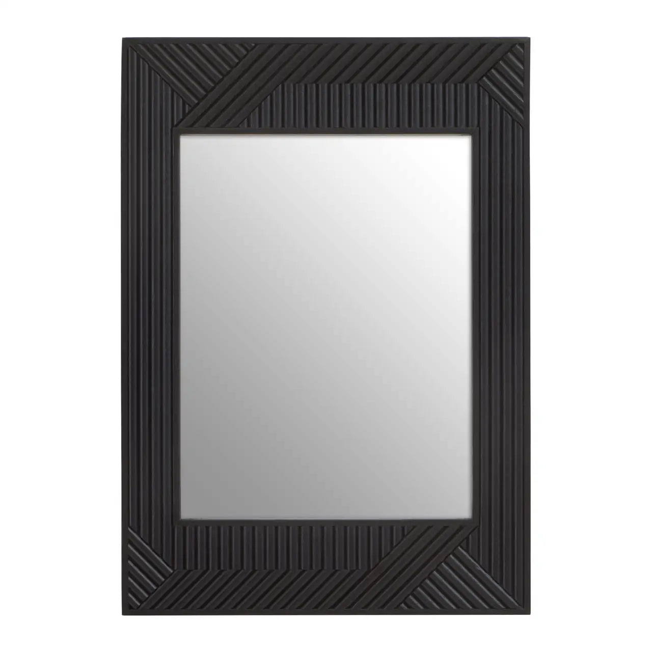 Ideal to reflect more light around with a touch of more space, this wall mirror will make a room look spacious.  Dimensions; H7 x L54 x W74
