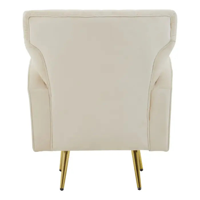 Halo Natural Velvet Armchair